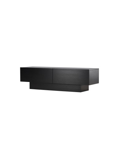TV-bänk Cuenca, 160 cm, Svart