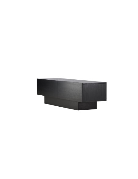 TV-bänk Cuenca, 160 cm, Svart