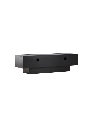 TV-bänk Cuenca, 160 cm, Svart