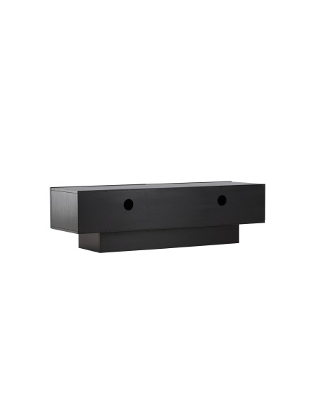TV-bänk Cuenca, 160 cm, Svart