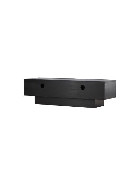 TV-bänk Cuenca, 160 cm, Svart