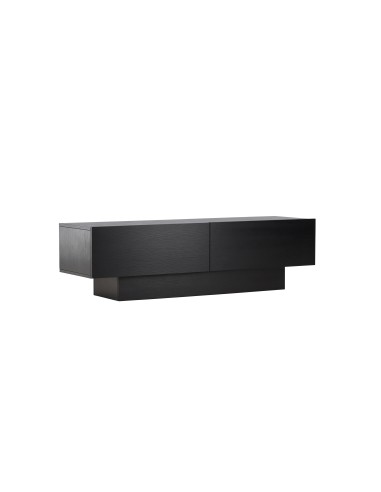 TV-bänk Cuenca, 160 cm, Svart