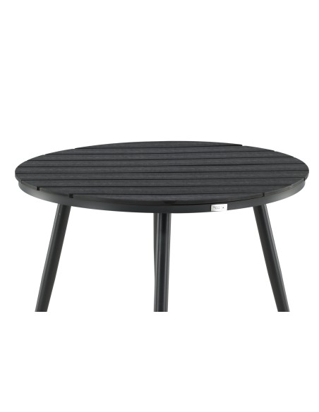 Runt matbord Break, Ø90 cm, Svart