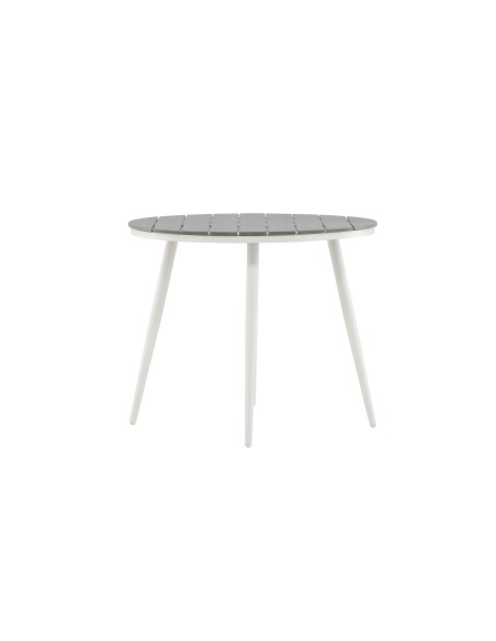 Runt matbord Break, Ø90 cm, Grå
