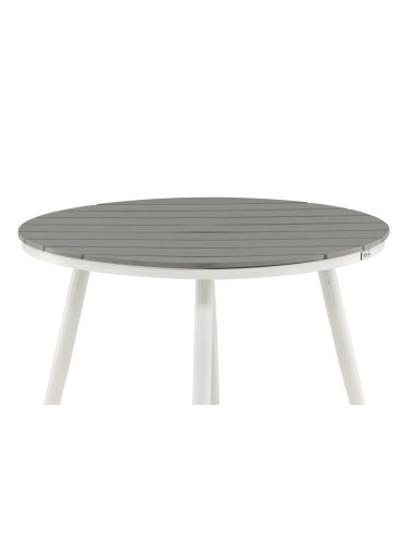 Runt matbord Break, Ø90 cm, Grå