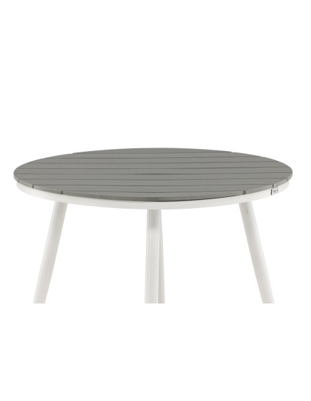 Runt matbord Break, Ø90 cm, Grå
