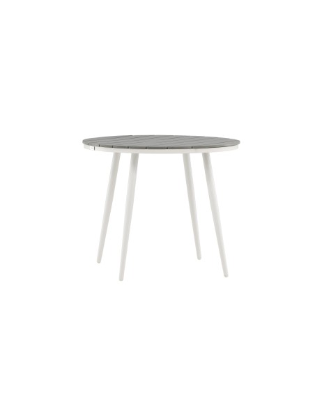 Runt matbord Break, Ø90 cm, Grå