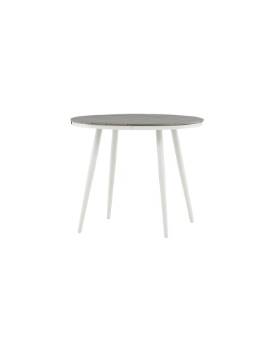 Runt matbord Break, Ø90 cm, Grå