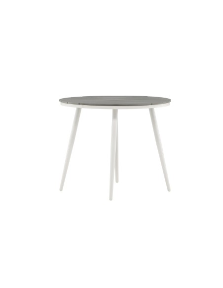 Runt matbord Break, Ø90 cm, Grå