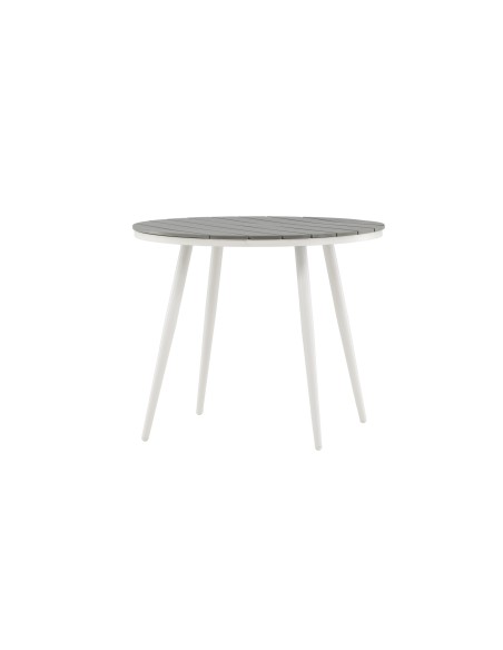 Runt matbord Break, Ø90 cm, Grå