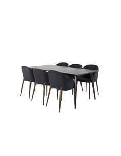 Matgrupp Dipp med Arch matstolar, 180 × 90 cm 2