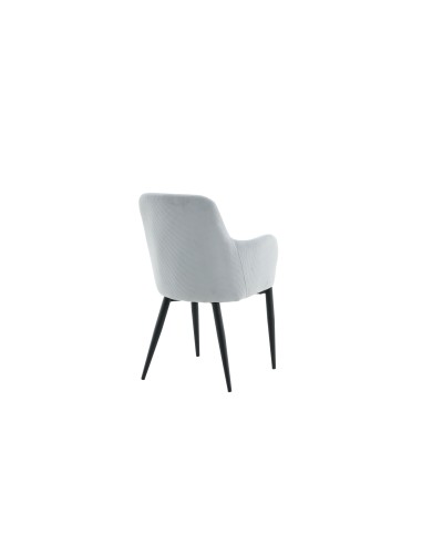 Matstol Comfort, Ljusgrå/Svart
