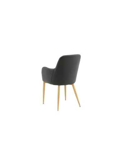 Matstol Comfort, Svart/Natur