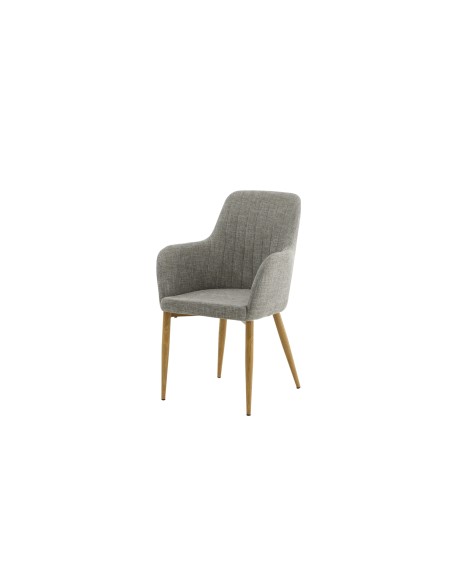 Matstol Comfort, Grå/Natur