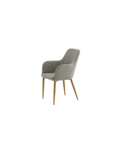Matstol Comfort, Grå/Natur