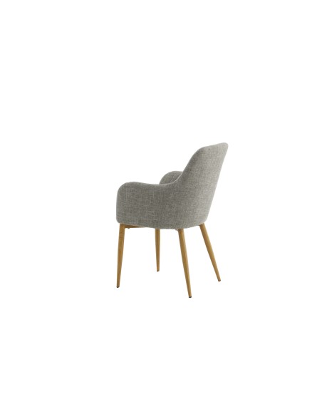 Matstol Comfort, Grå/Natur