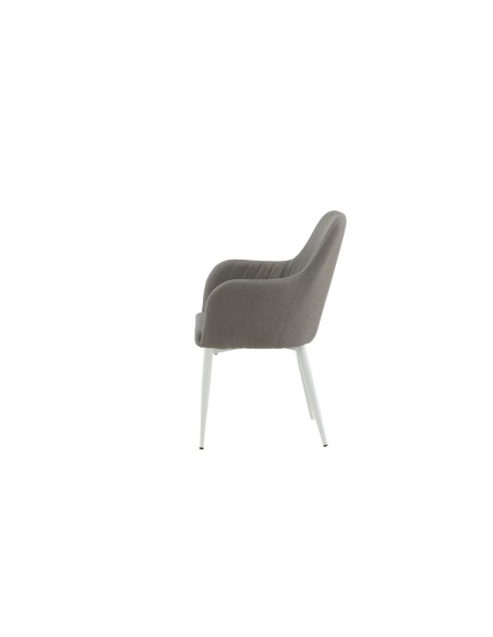 Matstol Comfort, Grå/Vit