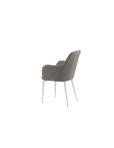 Matstol Comfort, Grå/Vit