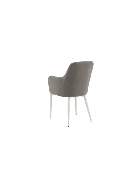 Matstol Comfort, Grå/Vit