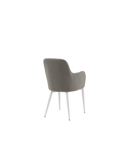 Matstol Comfort, Grå/Vit