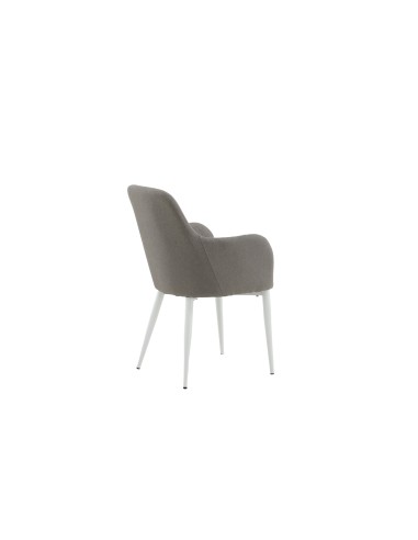 Matstol Comfort, Grå/Vit