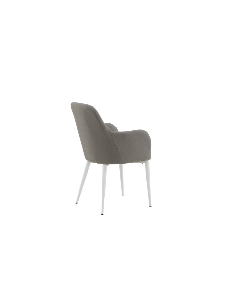 Matstol Comfort, Grå/Vit