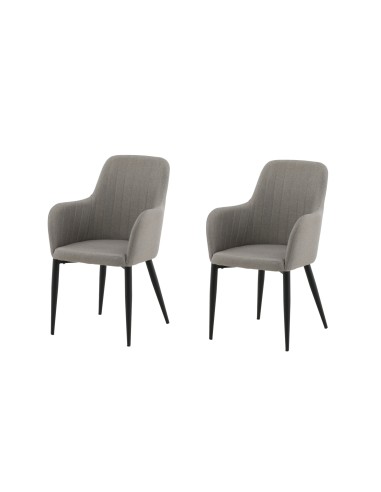 Matstol Comfort, Grå/Svart