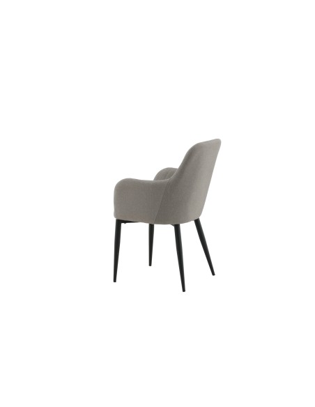 Matstol Comfort, Grå/Svart
