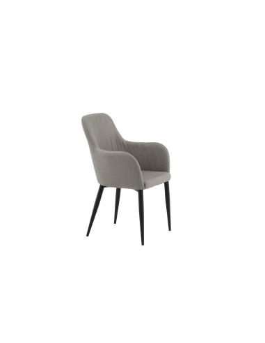 Matstol Comfort, Grå/Svart
