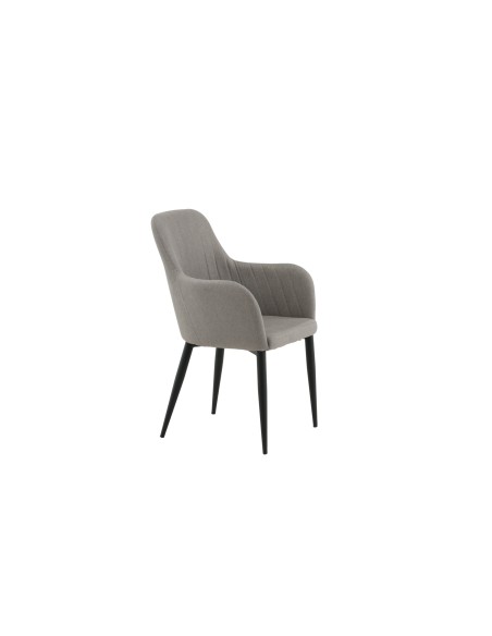 Matstol Comfort, Grå/Svart