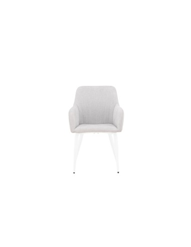 Matstol Comfort, Ljusgrå/Vit