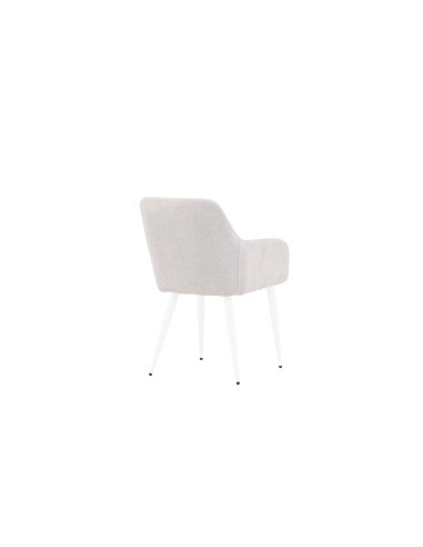 Matstol Comfort, Ljusgrå/Vit