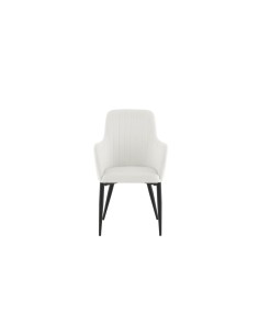 Matstol Comfort, Vit/Svart 2