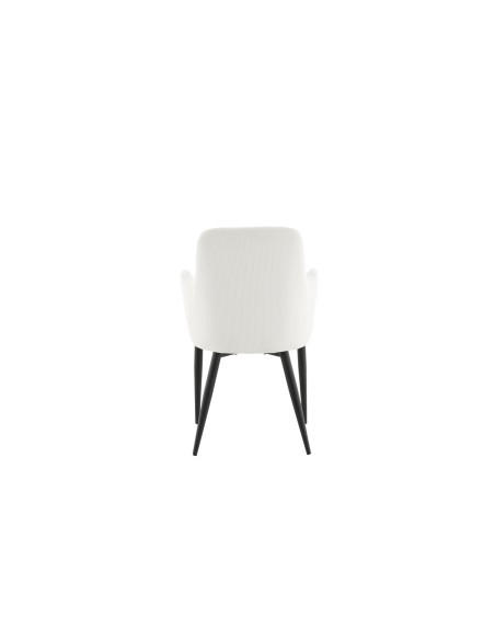 Matstol Comfort, Vit/Svart