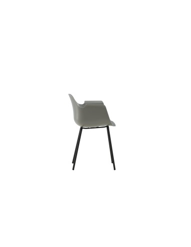 Matstol Comfort, Grå/Svart