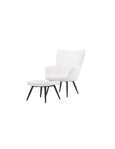 Fåtölj Como, 72 × 78 cm, Vit