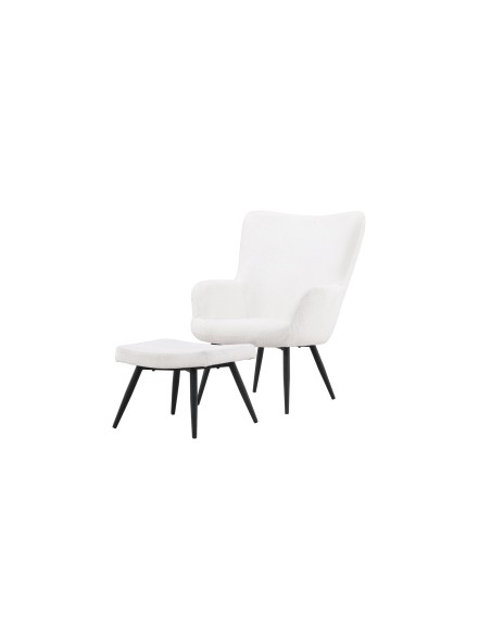 Fåtölj Como, 72 × 78 cm, Vit