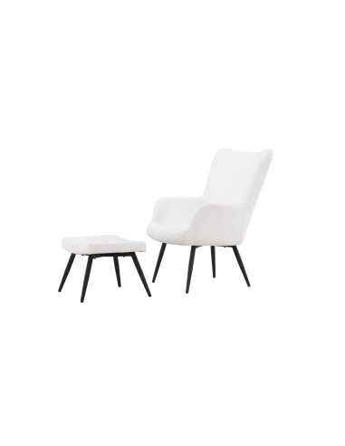 Fåtölj Como, 72 × 78 cm, Vit