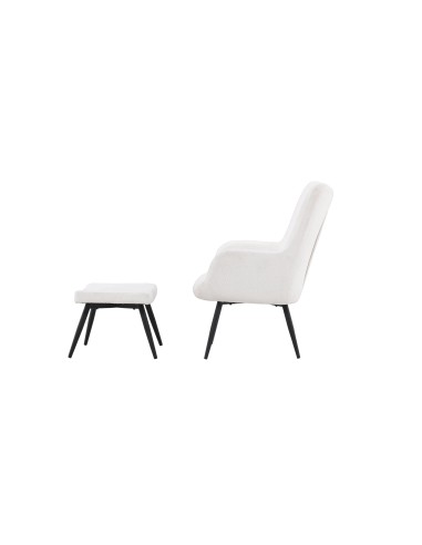 Fåtölj Como, 72 × 78 cm, Vit