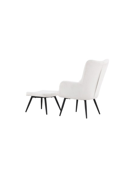 Fåtölj Como, 72 × 78 cm, Vit