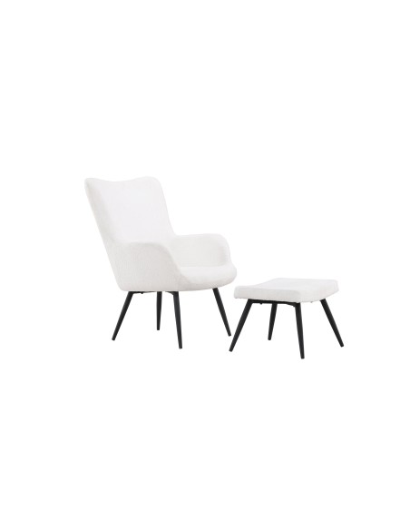 Fåtölj Como, 72 × 78 cm, Vit