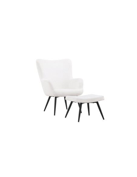 Fåtölj Como, 72 × 78 cm, Vit