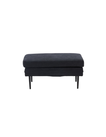 Fåtölj Boom Ottoman, 90 × 70 cm, Svart