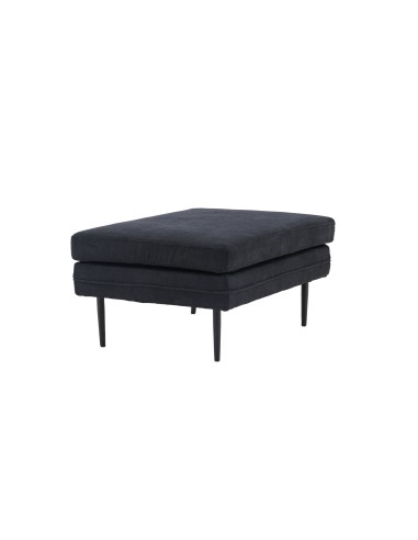 Fåtölj Boom Ottoman, 90 × 70 cm, Svart