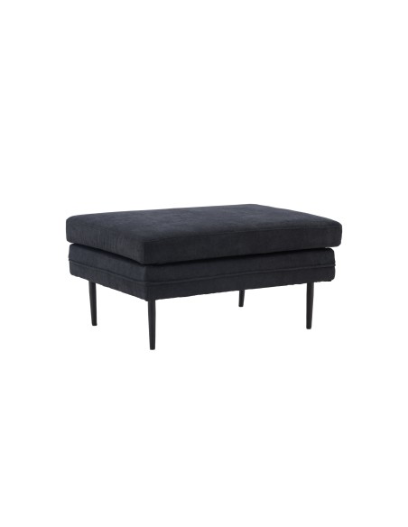 Fåtölj Boom Ottoman, 90 × 70 cm, Svart