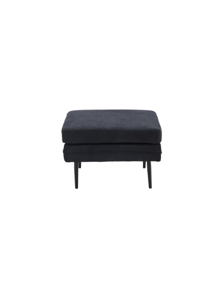 Fåtölj Boom Ottoman, 90 × 70 cm, Svart
