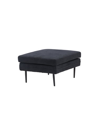 Fåtölj Boom Ottoman, 90 × 70 cm, Svart