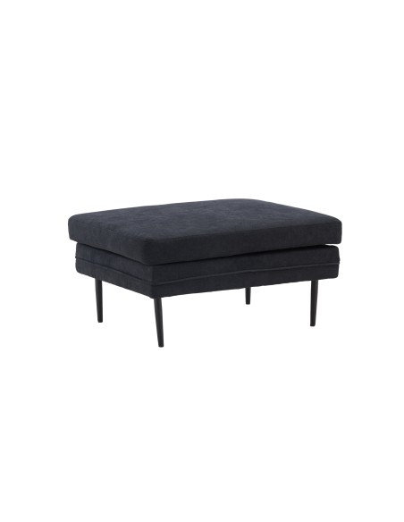 Fåtölj Boom Ottoman, 90 × 70 cm, Svart