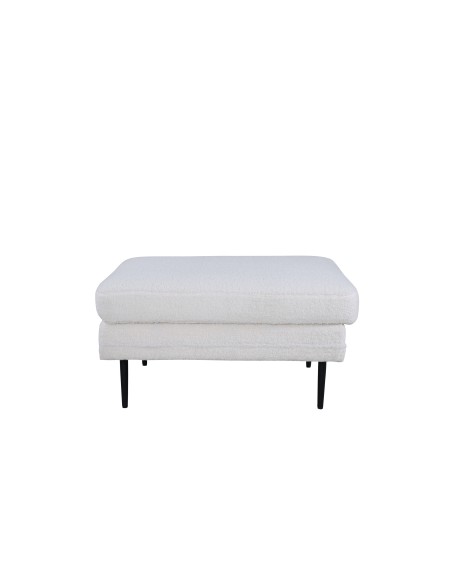 Fåtölj Boom Ottoman, 90 × 70 cm, Vit