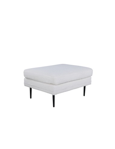 Fåtölj Boom Ottoman, 90 × 70 cm, Vit